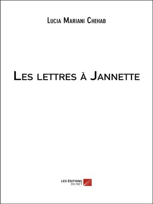 cover image of Les lettres à Jannette
